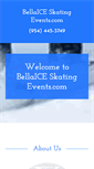 Mobile Screenshot of bellaiceskatingevents.com